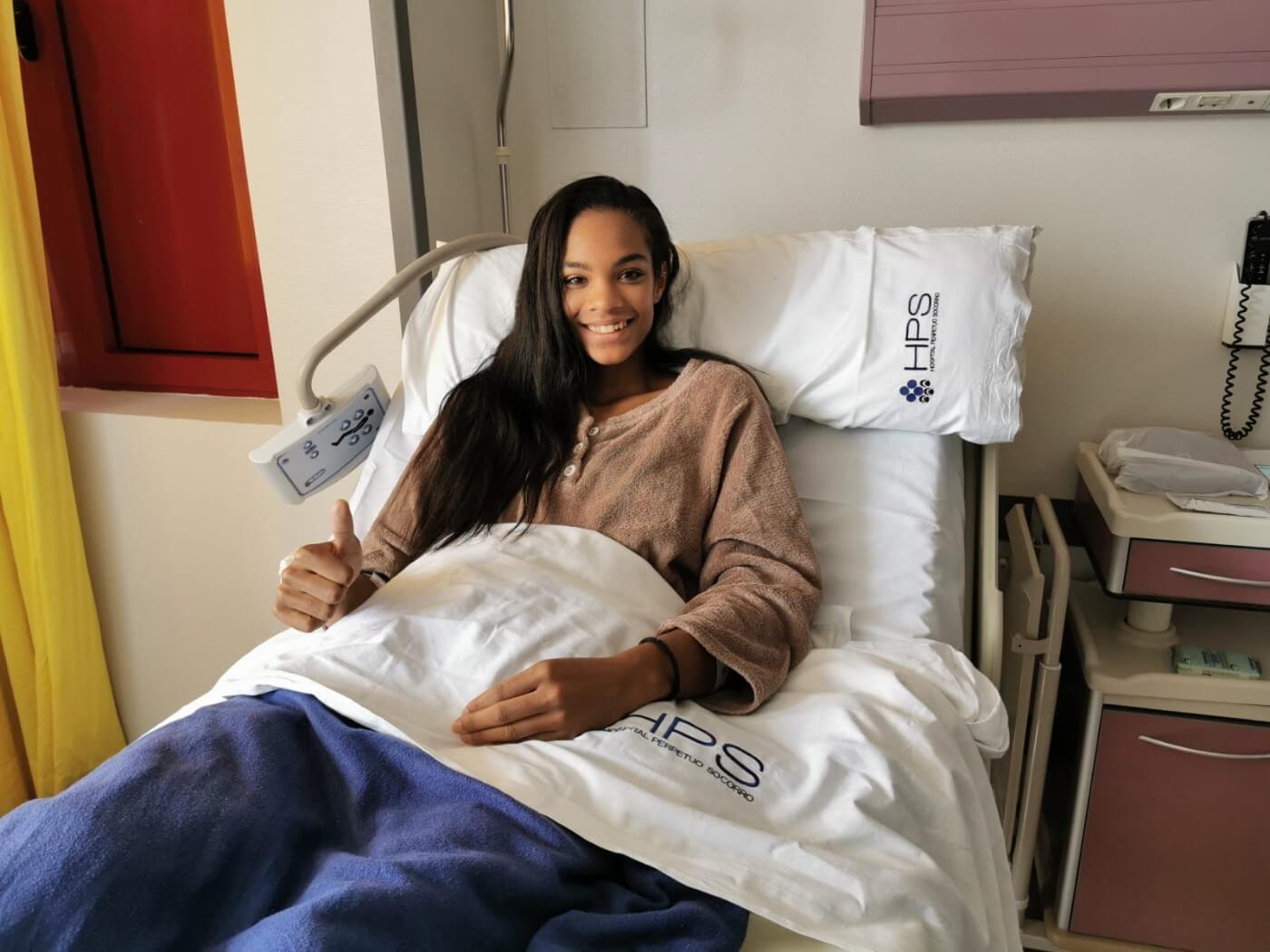  Sayna Mbengue, operada con éxito en el Hospital Perpetuo Socorro
