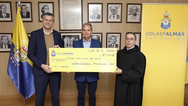  San Juan de Dios recibe 5.000 euros de la Fundación UDLP 