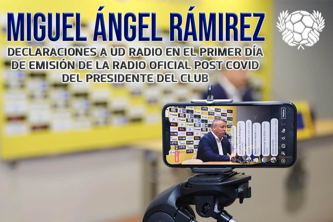 Miguel Ángel  Ramírez: "Tenemos el sí verbal de LaLiga para jugar con público"