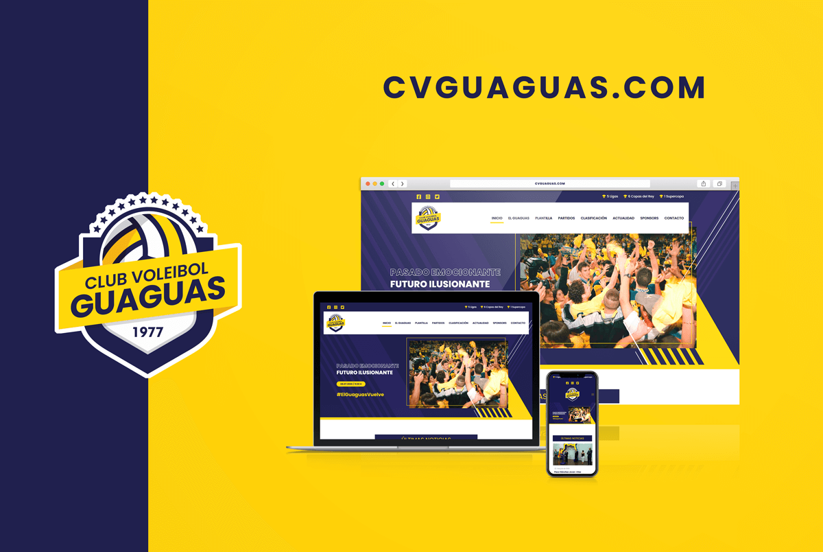 El CV Guaguas estrena su nueva web