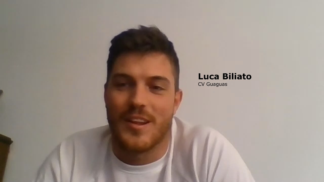 Luca Biliato: "El equipo tiene unas expectativas muy altas, pero hay que trabajar duro para conseguirlas"