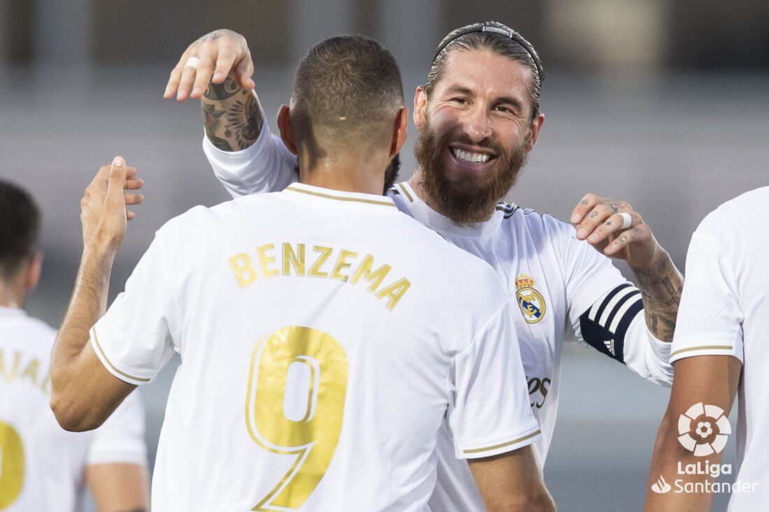 Benzema guía al Real Madrid al título 34 de Liga 