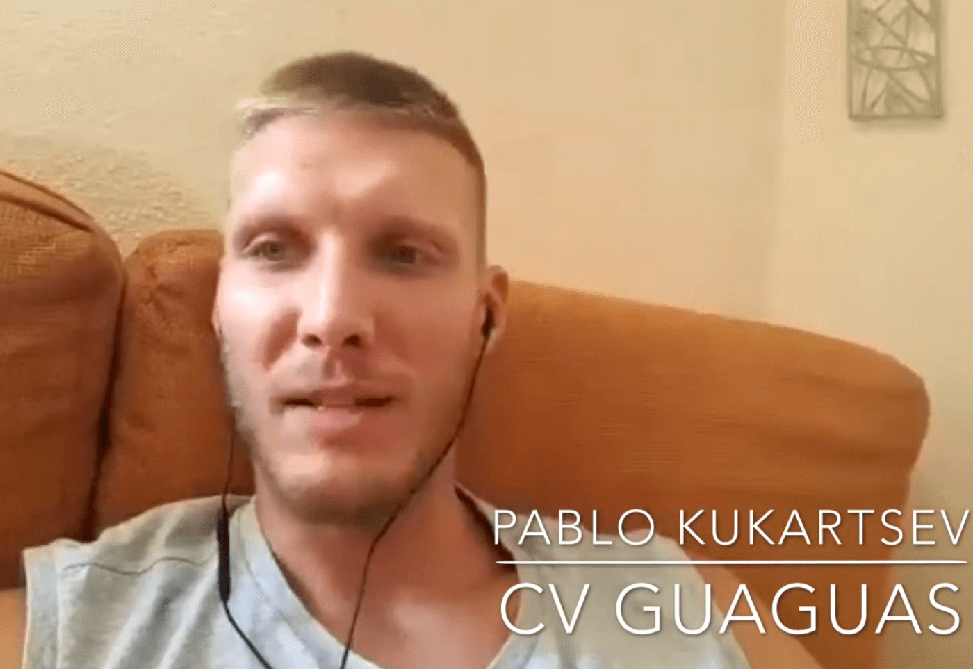 Kukartsev: "Guaguas contrató a un jugador que odia perder"