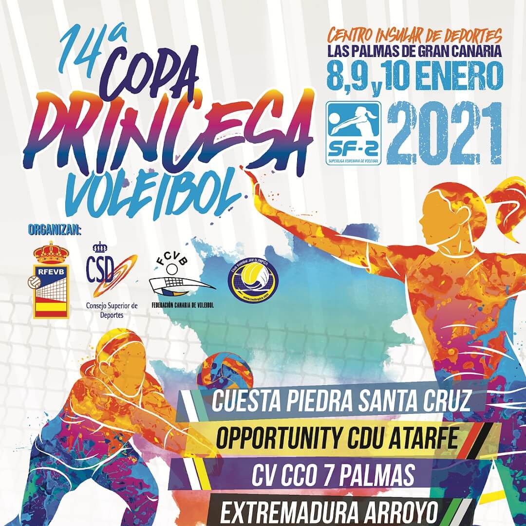 La 14ª Copa Princesa pone el foco del voleibol femenino en Gran Canaria