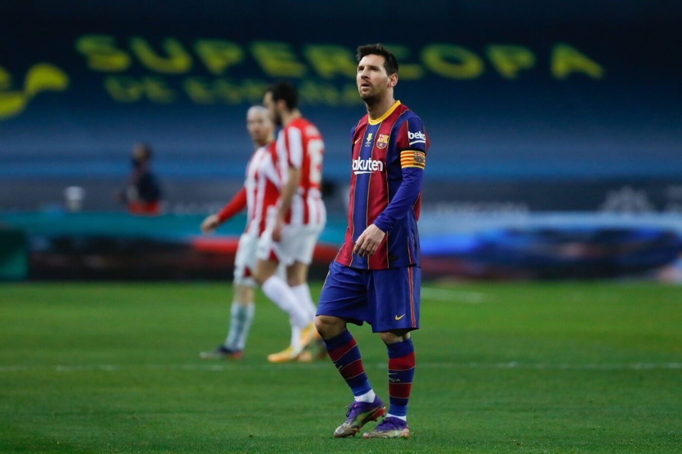 El Athletic le quita al Barsa la Supercopa y Messi acaba expulsado 