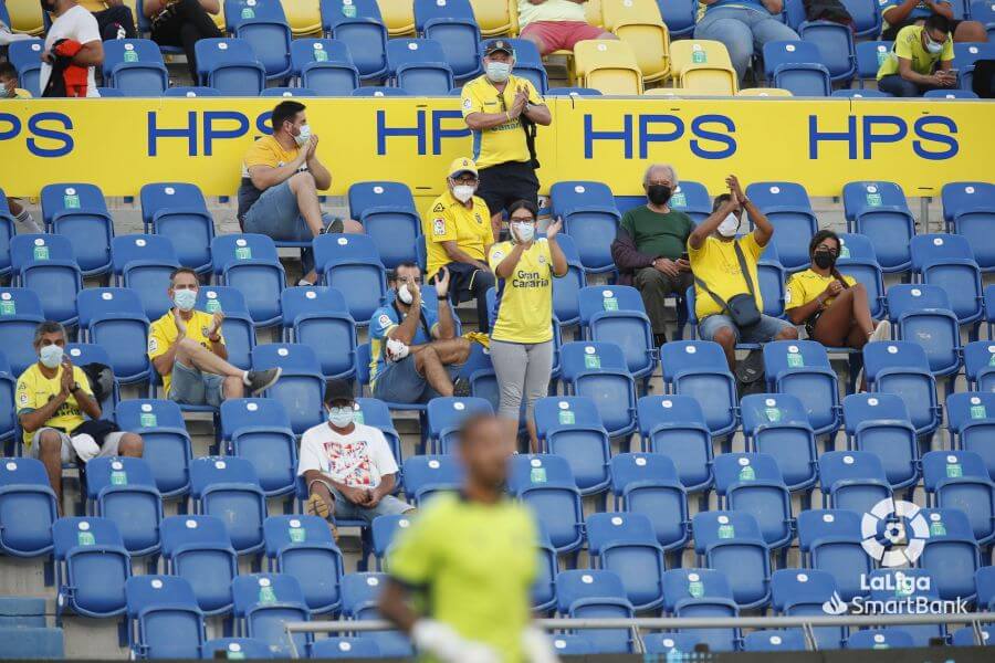 El público volvió al Estadio de Gran Canaria tras un año y medio
