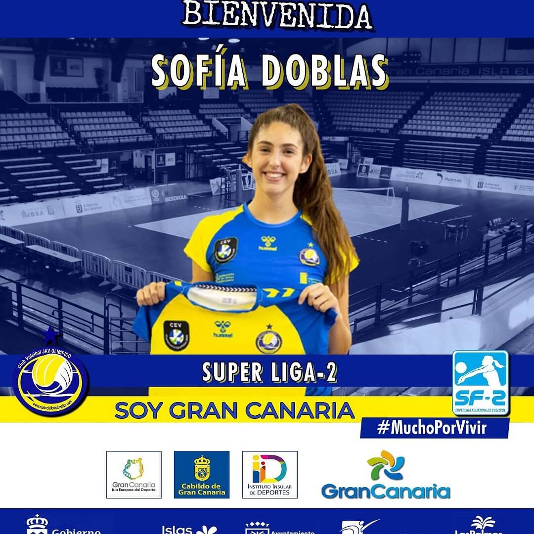 Sofía Doblas, talento nacional para la dirección de juego del filial del CV Gran Canaria CCO 7 Palmas