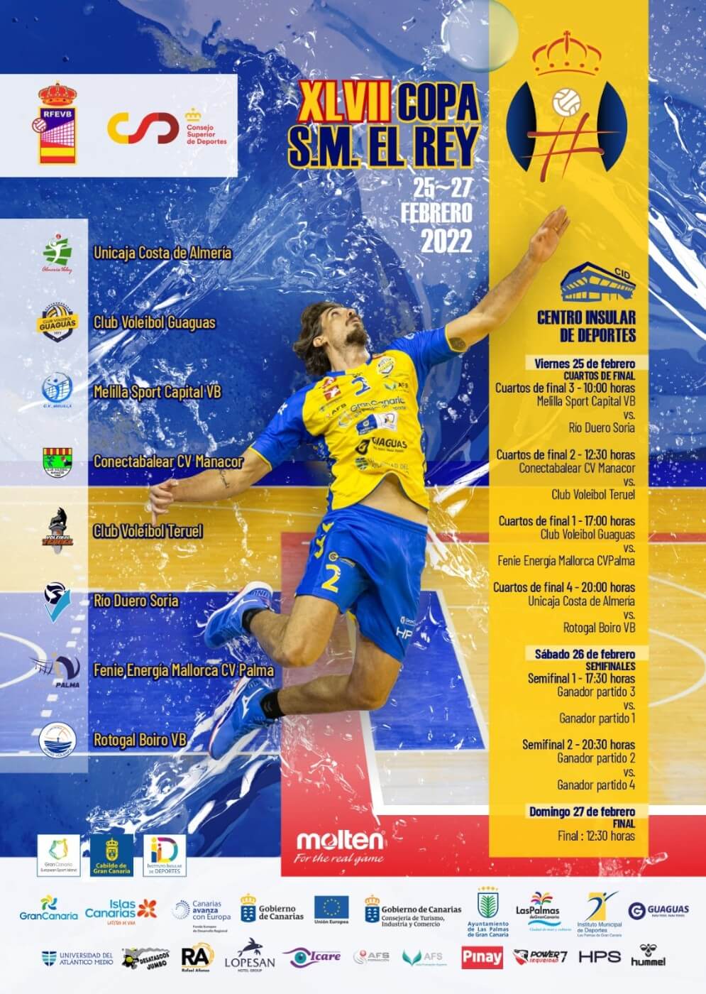 Presentación de la 47ª edición de la Copa del Rey de Voleibol