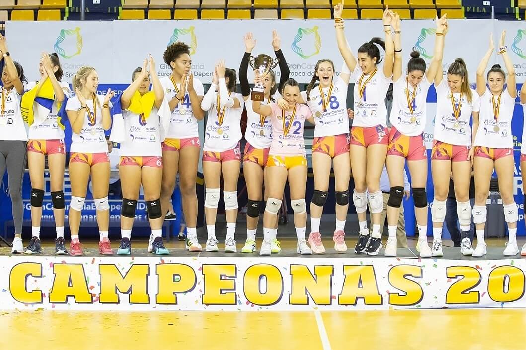 El CV CCO 7 Palmas Urbaser completa un torneo sobresaliente y se proclama vencedor del Campeonato de España Juvenil Femenino