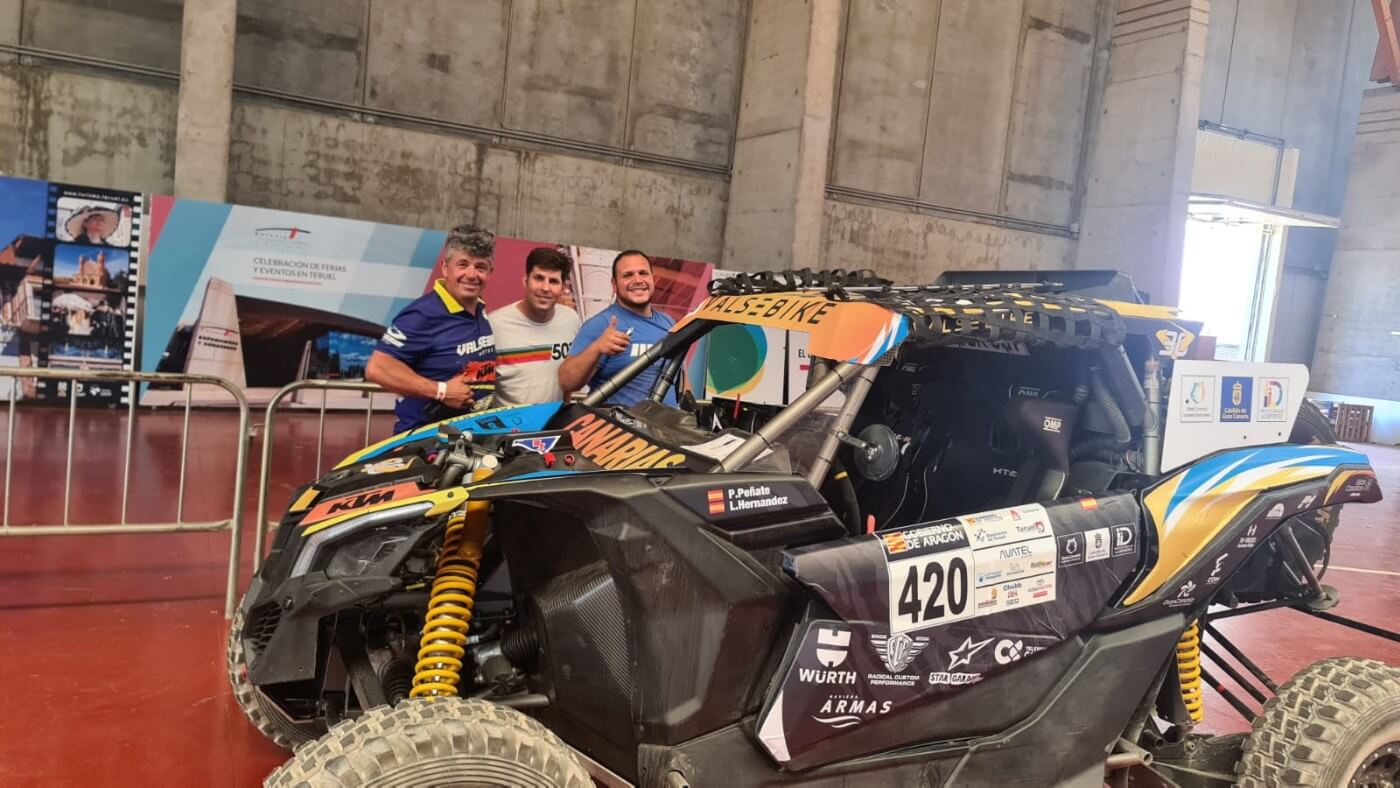 Pedro Peñate afronta en la Baja España Aragón su primer test antes del Dakar 2023
