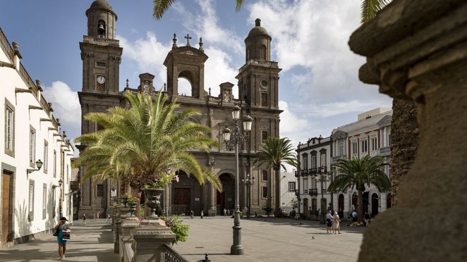 La UD Las Palmas apoya la propuesta para que el centro histórico Vegueta-Triana sea declarado Patrimonio Mundial de la Humanidad por parte de la UNESCO