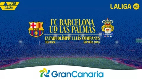 Las entradas para el partido FC Barcelona - Las Palmas, a la venta con prioridad para los abonados 