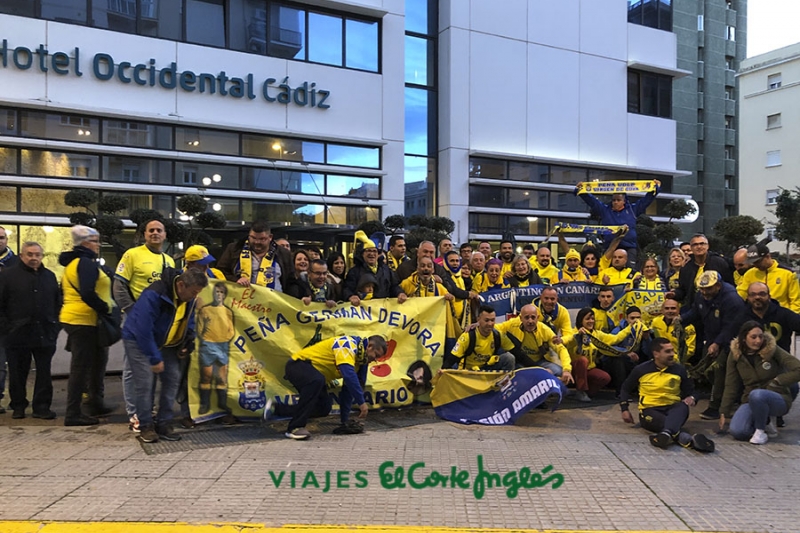 Más de un centenar aficionados en Cádiz con Viajes El Corte Inglés 